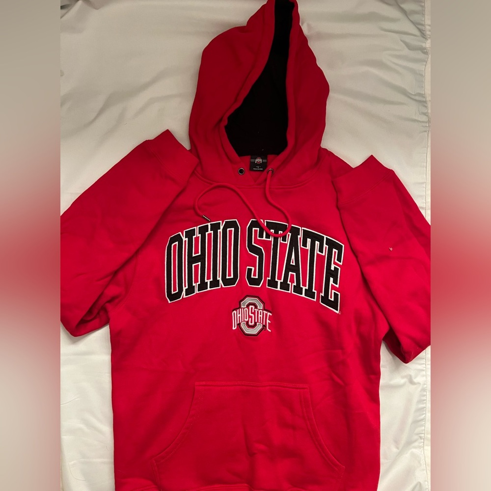 Red Ohio state hoodie size large